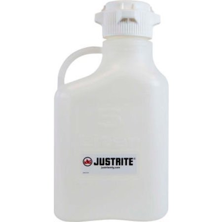 JUSTRITE Justrite Carboy, HDPE, 5-Liter 12908